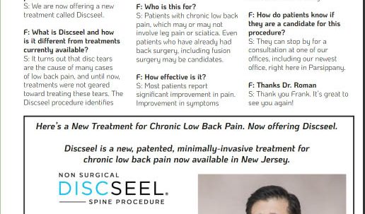 Treatment for Chronic Low Back Pain Introduced